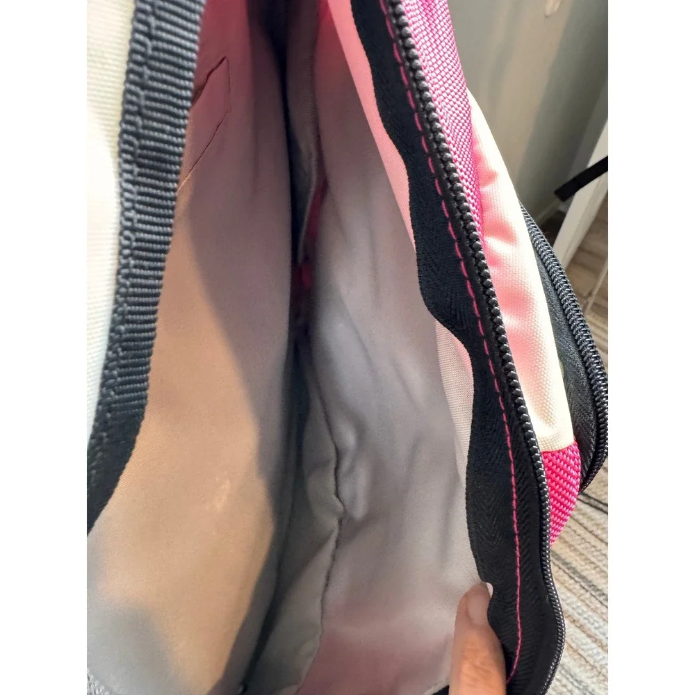 Tommy Hilfiger Sling Backpack Pink Green Crossbody Travel Bag Y2K Colorblock